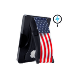 PRO Wallet for MagSafe Duo -  Wavy American Flag - LoveHandle