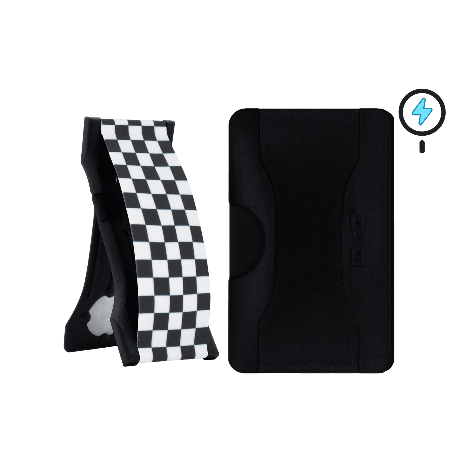 PRO Wallet for MagSafe Duo -  Black and White Checkered - LoveHandle