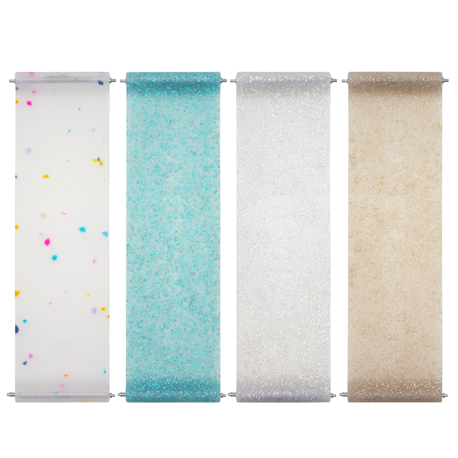 PRO Strap Bundle - Confetti, Blue Topaz Glitter, Silver Glitter, Sandstone Glitter