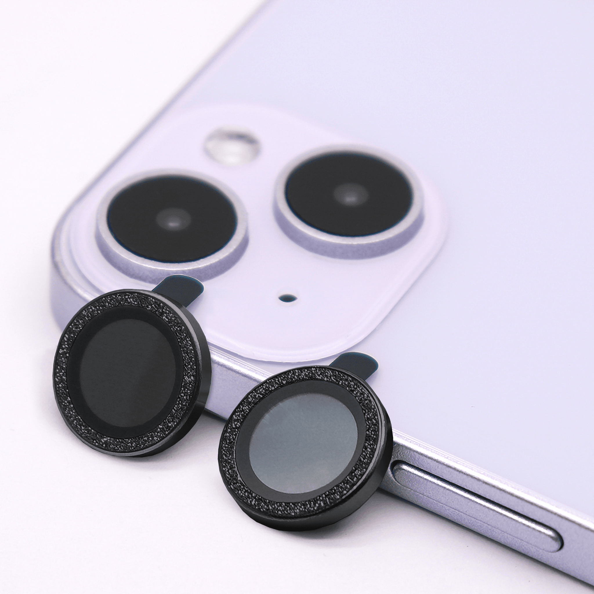 Camera Lens Protector - Black Glitter - LoveHandle