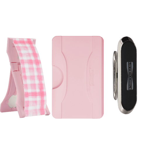 PRO Wallet for MagSafe Bundle - Pink Gingham - LoveHandle