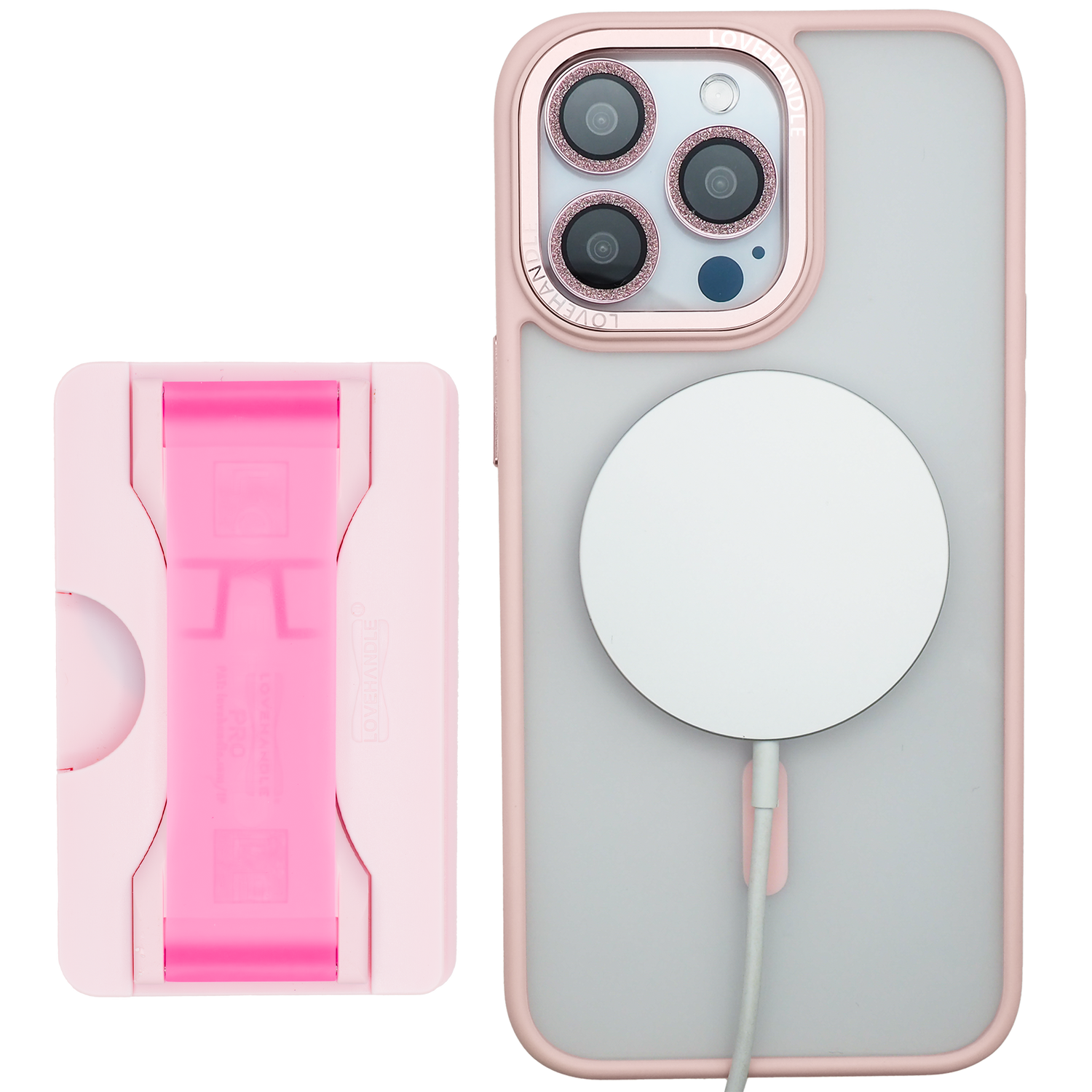 Total Package Case Bundle - Bubblegum Pink Glow MagSafe® Wallet