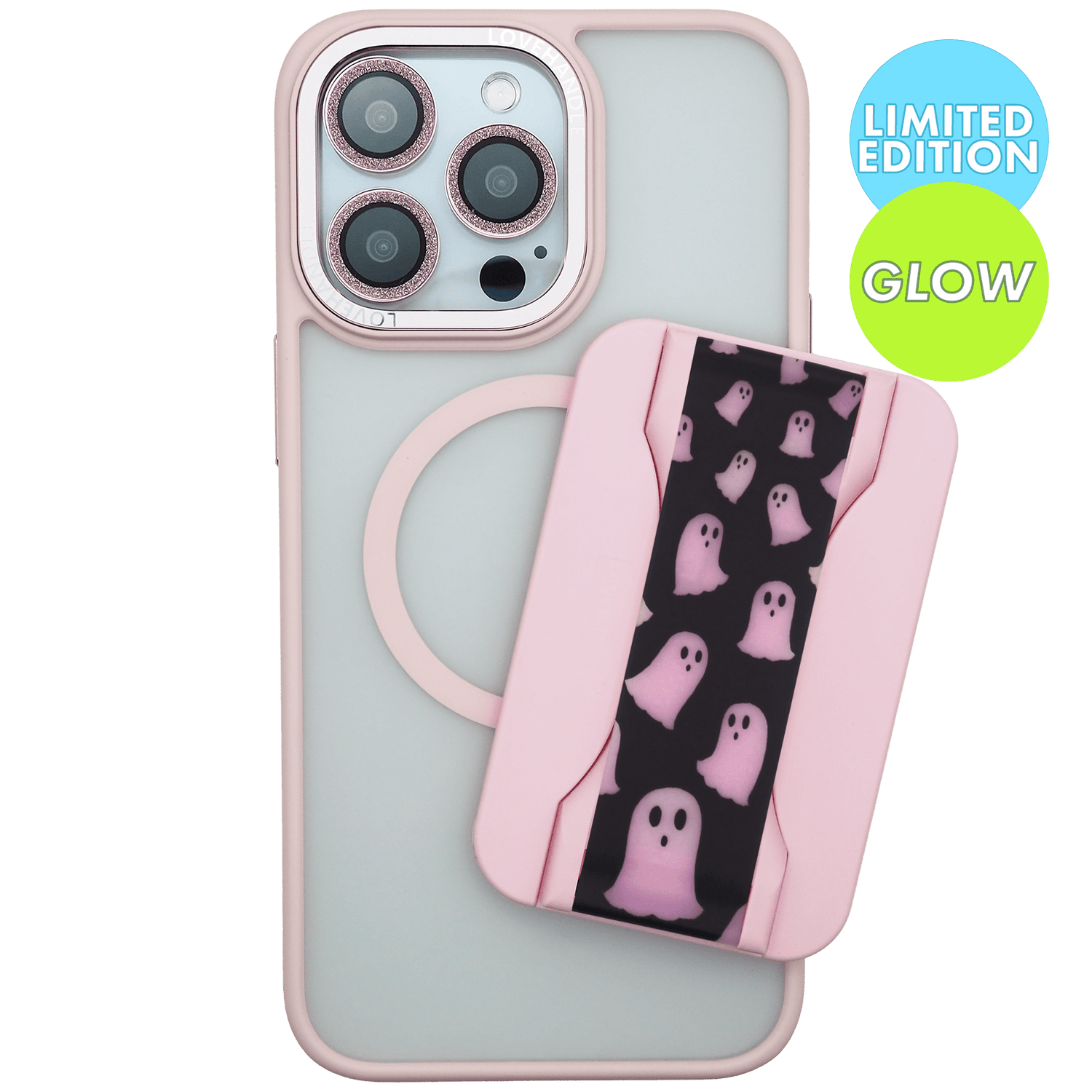 Total Package Case Bundle - Galavanting Ghosts Pink Glow MagSafe® - LoveHandle