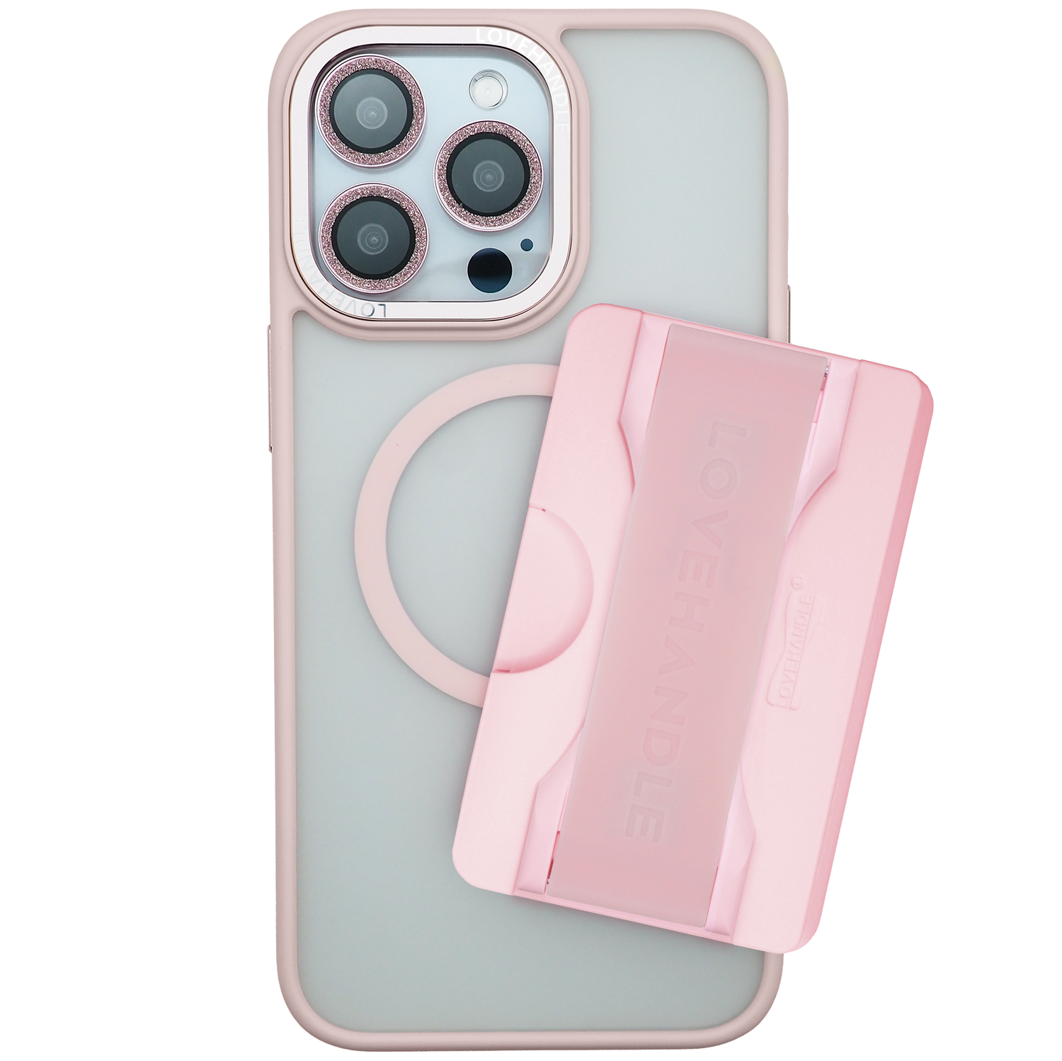 Total Package Case Bundle - Light Pink MagSafe® Wallet