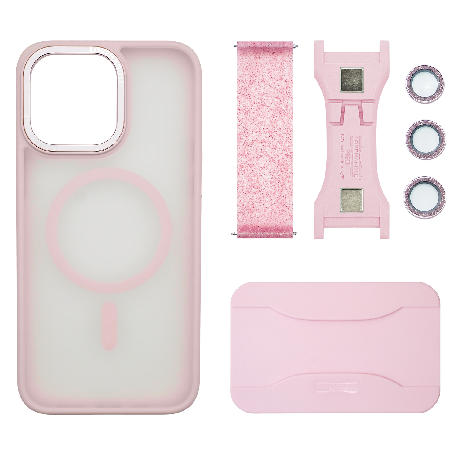 Total Package - PRO for Magsafe - Pink Diamond Glitter